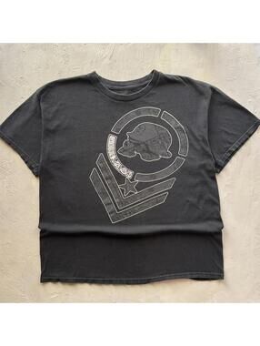 Vintage Y2K Metal Mulisha Skull Faded Black McBling Grunge T Shirt